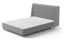 Studio by Silentnight Geo Double Bed Frame - Slate Grey.